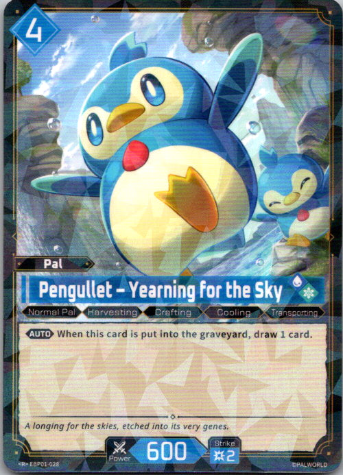 Palworld - R Holo - EBP01-026 - Pengullet - Yearning for the Sky