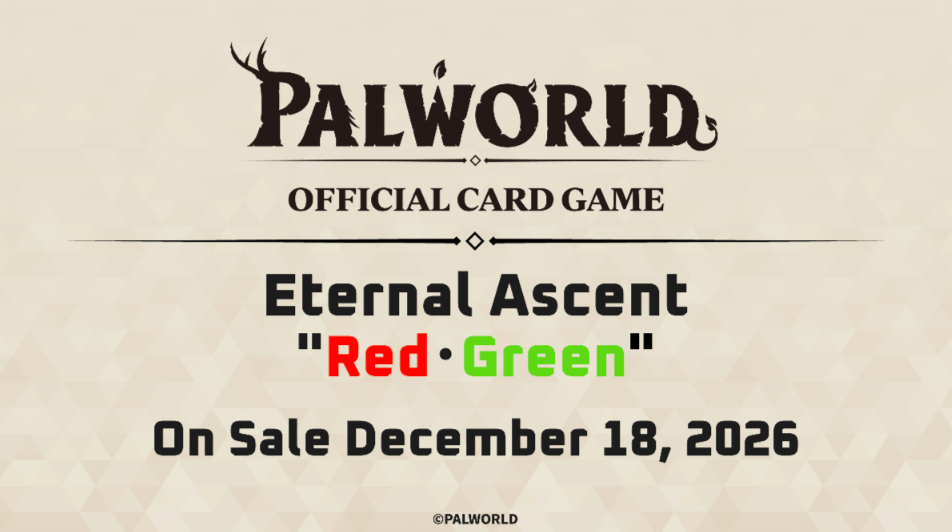 PALWORLD - TD03 Eternal Ascent Red・Green Trail Deck - PRE ORDER