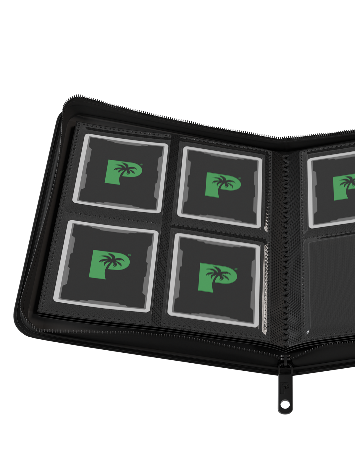 Collector's Series 4 Pocket Zip Binder - Black