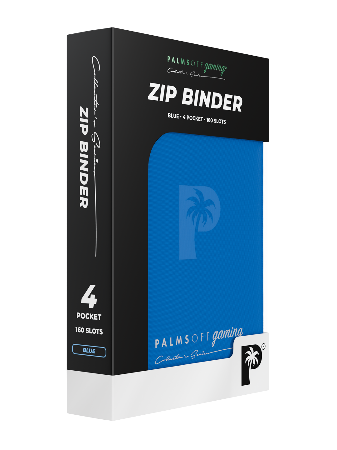Collector's Series 4 Pocket Zip Binder - Blue