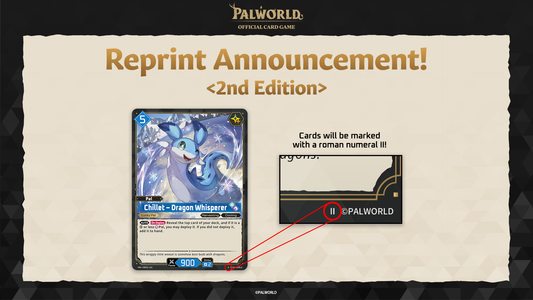 Palworld BP01 Reprint: Second Edition Coming October 2026