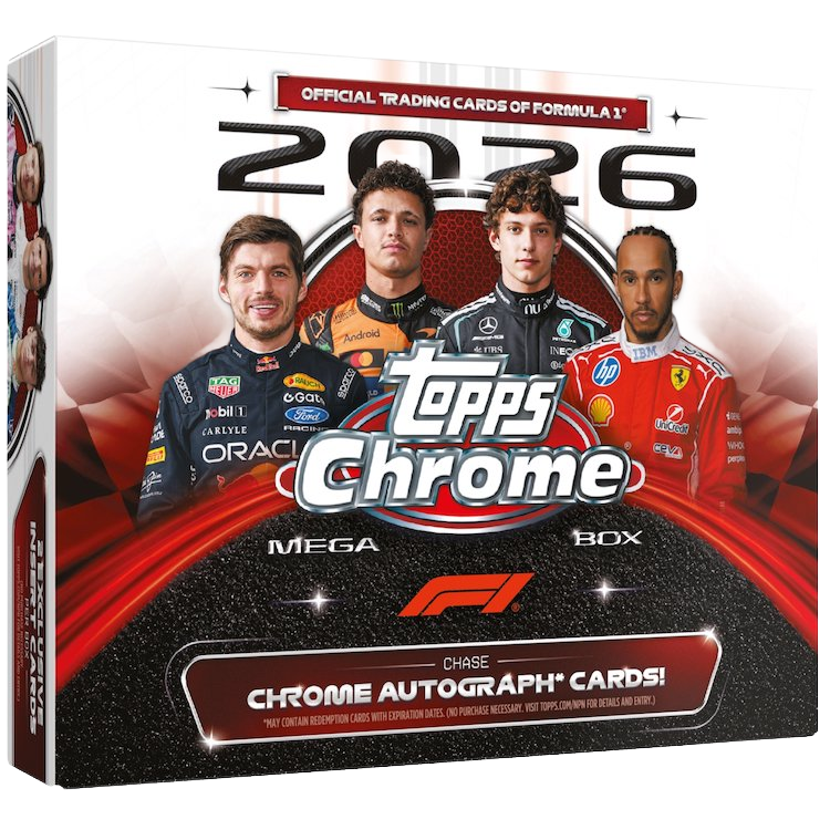 2026 Topps Chrome Formula 1 Mega Box
