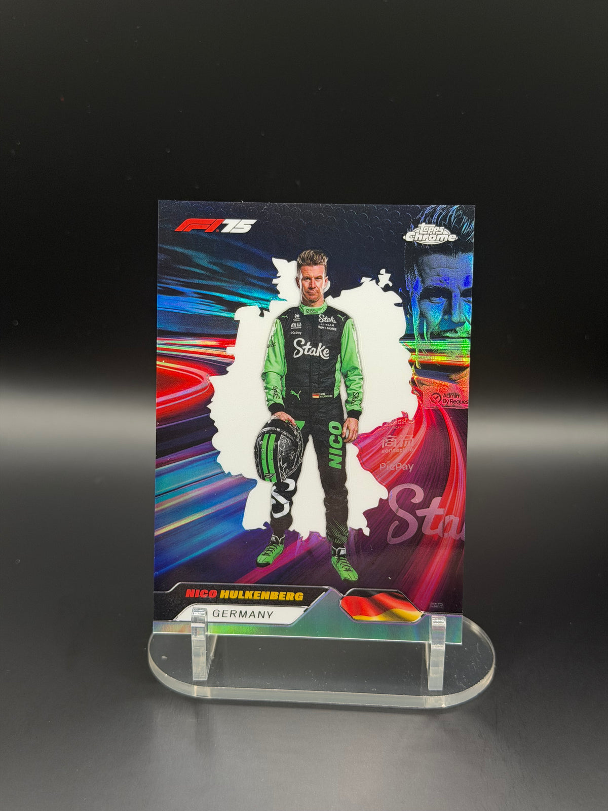 2025 Topps Chrome F1 Neon Nations Complete Set NN1-NN9 Kimi Antonelli Verstappen Piastri - Photo 10