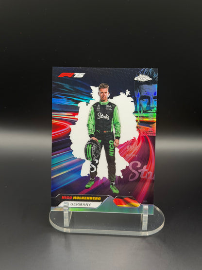 2025 Topps Chrome F1 Neon Nations Complete Set NN1-NN9 Kimi Antonelli Verstappen Piastri - Photo 10
