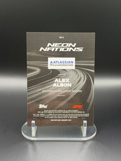 2025 Topps Chrome F1 Neon Nations Complete Set NN1-NN9 Kimi Antonelli Verstappen Piastri