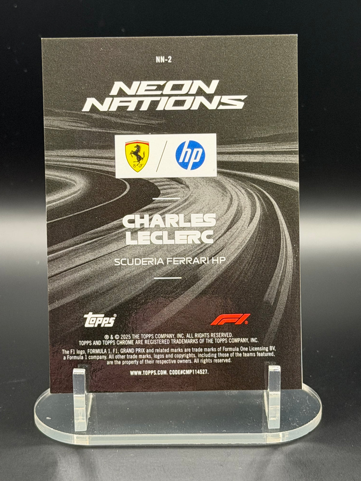 2025 Topps Chrome F1 Neon Nations Complete Set NN1-NN9 Kimi Antonelli Verstappen Piastri
