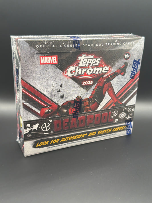 2025 Topps Chrome Deadpool - Hobby Box