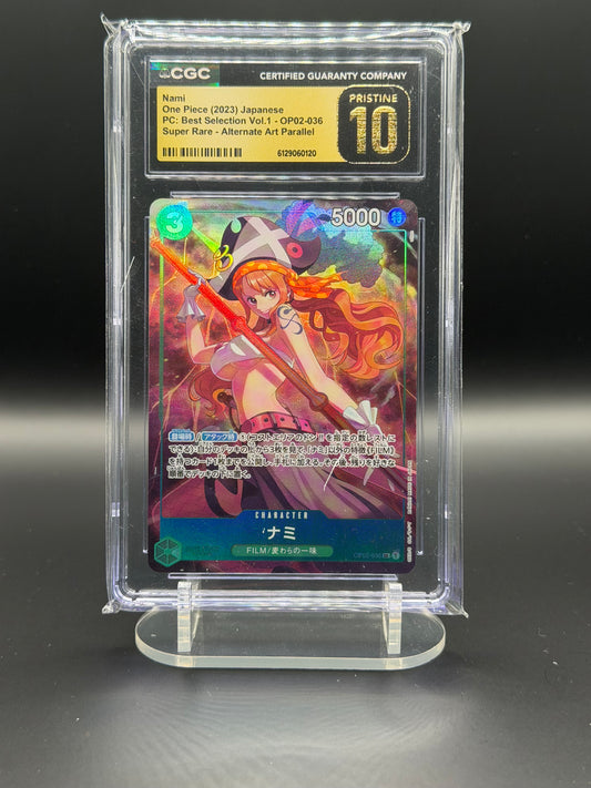 Nami - CGC Pristine 10 - OP02-036 (jp)
