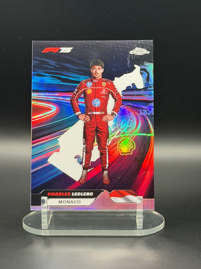 2025 Topps Chrome F1 Neon Nations Complete Set NN1-NN9 Kimi Antonelli Verstappen Piastri - Photo 4