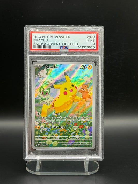 PSA 9 Pikachu SVP088 - Paldea Adventure Chest Promo