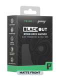 Blackout Deck Sleeves - Standard Size - Black - Matte