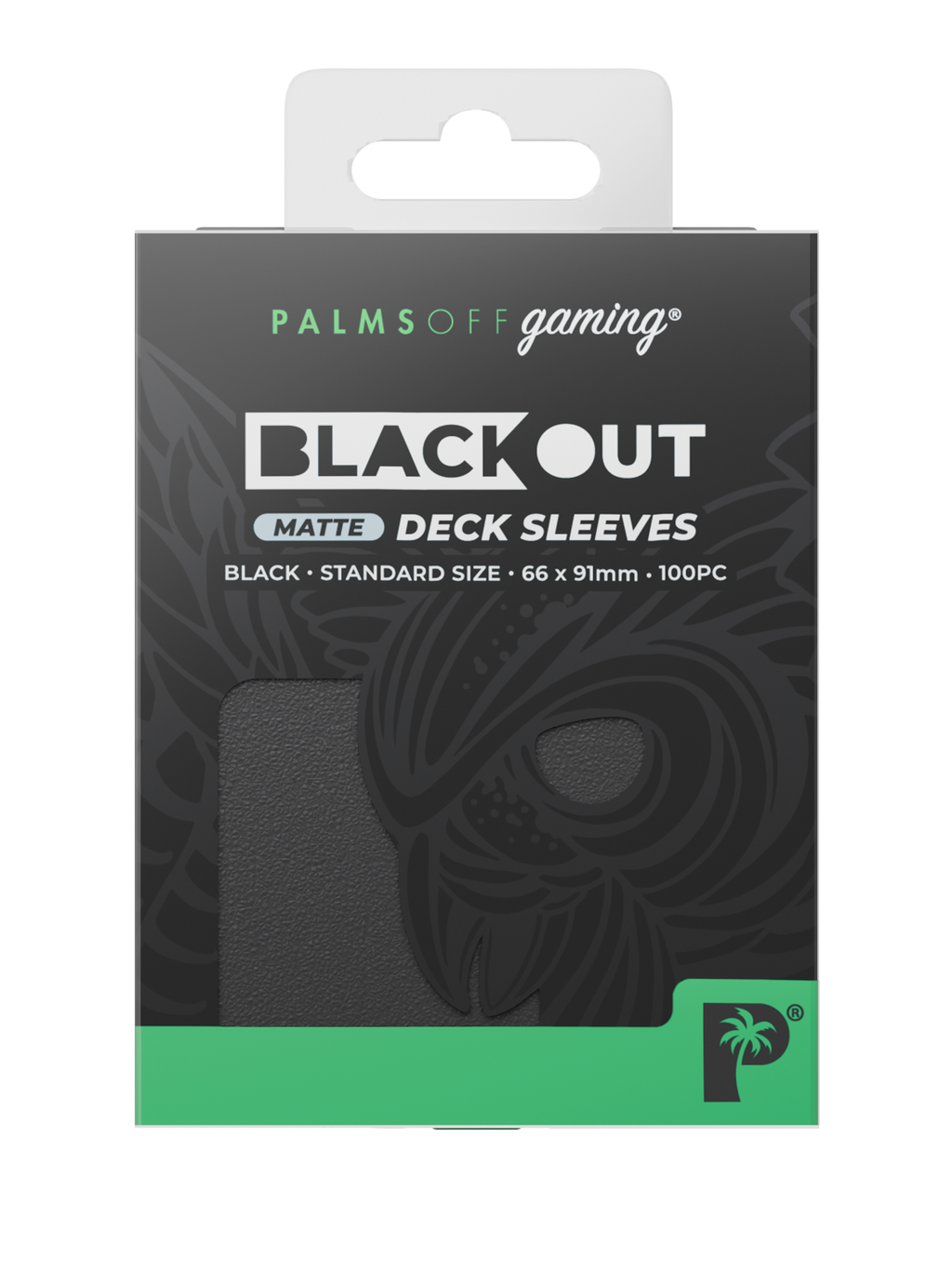 Blackout Deck Sleeves - Standard Size - Black - Matte