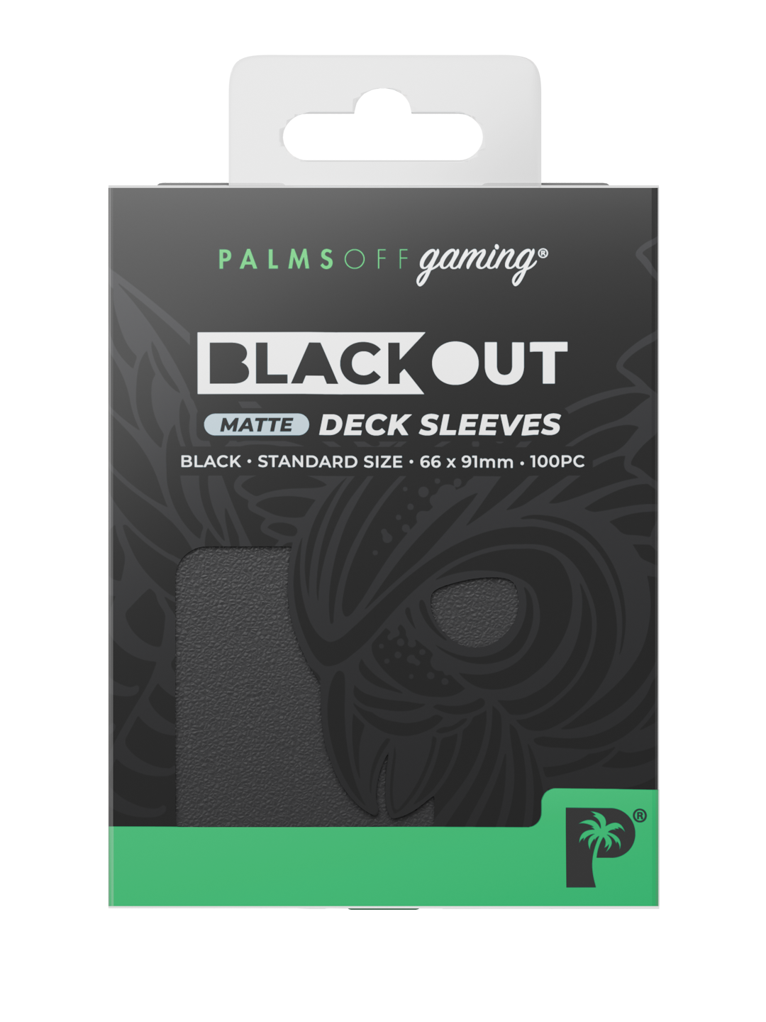 Blackout Deck Sleeves - Standard Size - Black - Matte - Photo 3