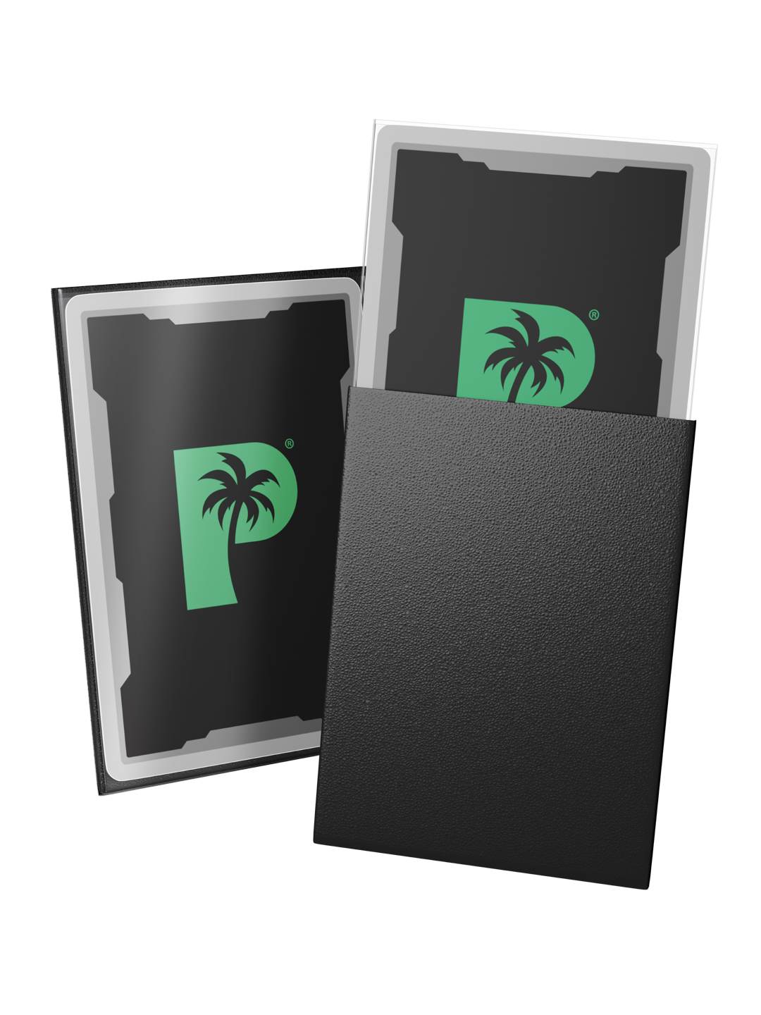 Blackout Deck Sleeves - Standard Size - Black - Matte - Photo 4