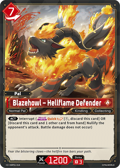 EBP01-014 Blazehowl - Hellflame Defender