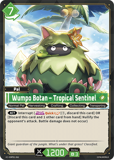 EBP01-062 Wumpo Botan - Tropical Sentinel