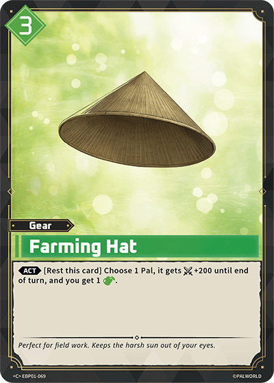 EBP01-069 Farming Hat