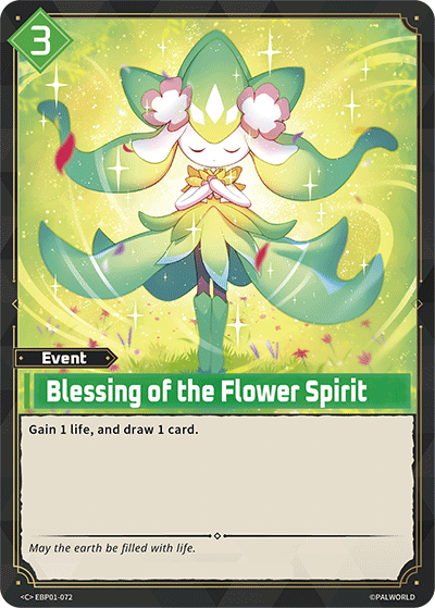 EBP01-072 Blessing of the Flower Spirit