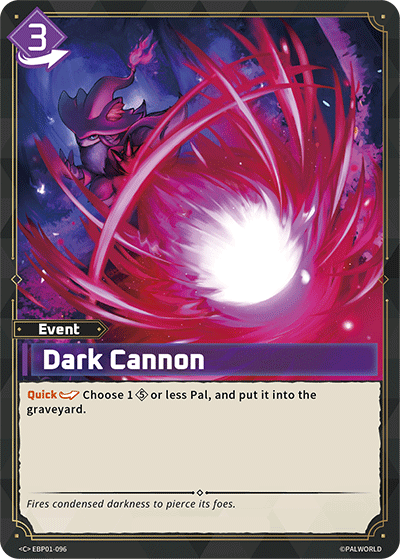 EBP01-096 Dark Cannon