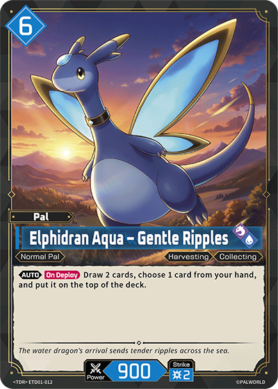 Elphidran Aqua ETD01-012 official card art