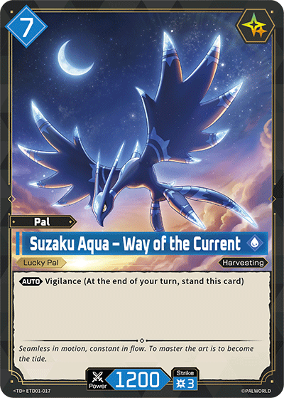 Suzaku Aqua ETD01-017 official card art