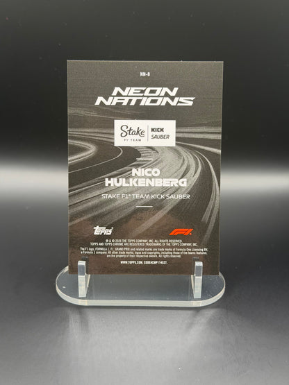2025 Topps Chrome F1 Neon Nations Complete Set NN1-NN9 Kimi Antonelli Verstappen Piastri