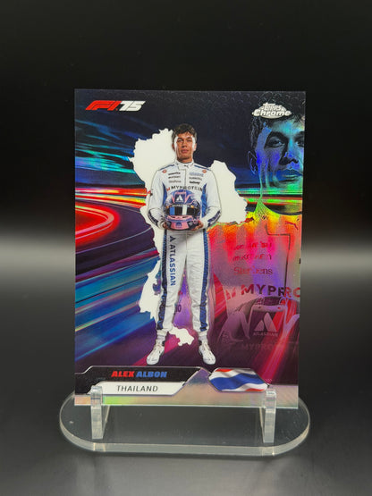 2025 Topps Chrome F1 Neon Nations Complete Set NN1-NN9 Kimi Antonelli Verstappen Piastri