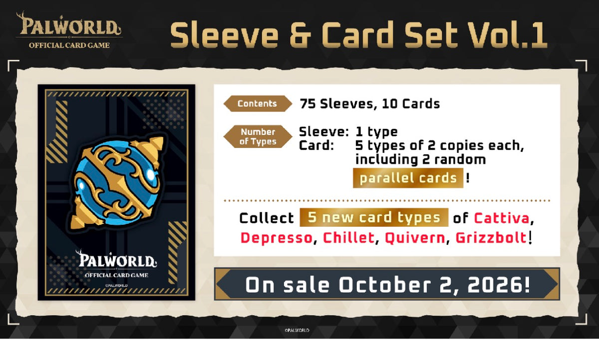 Palworld - SS01 Sleeve & Card Set Vol.1 (Pre-Order) - Photo 1