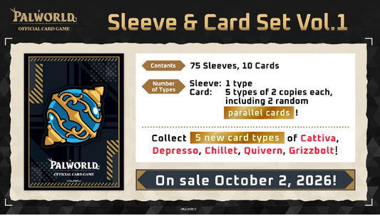 Palworld - SS01 Sleeve & Card Set Vol.1 (Pre-Order) - Photo 1