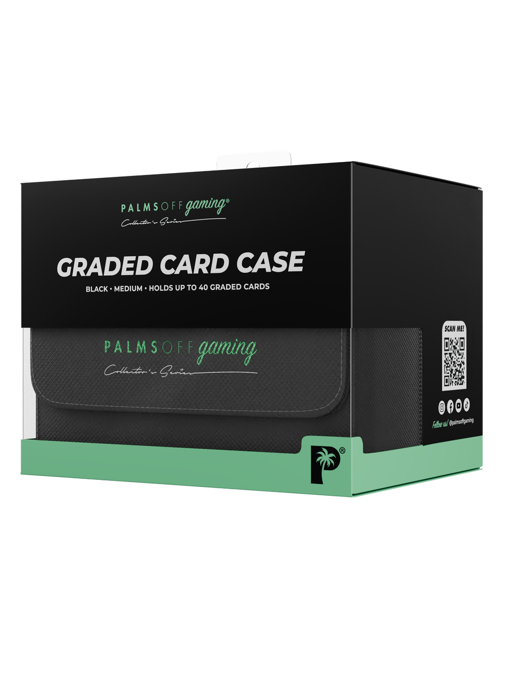Collector's Series Graded Card Storage Case - Medium - Black