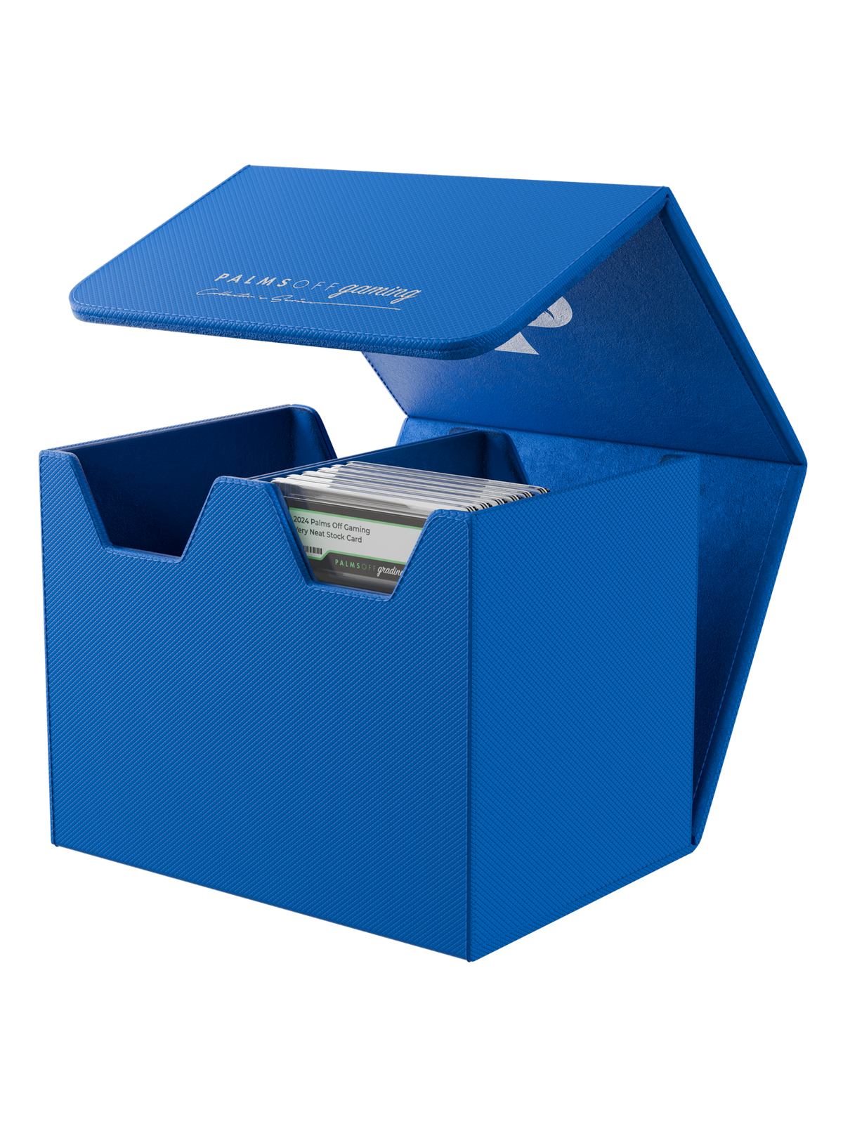 Collector's Series Graded Card Storage Case - Medium - Blue - Photo 1