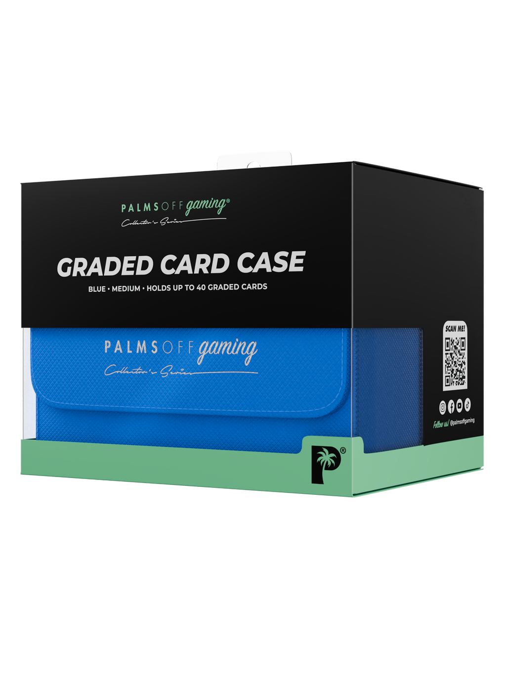 Collector's Series Graded Card Storage Case - Medium - Blue
