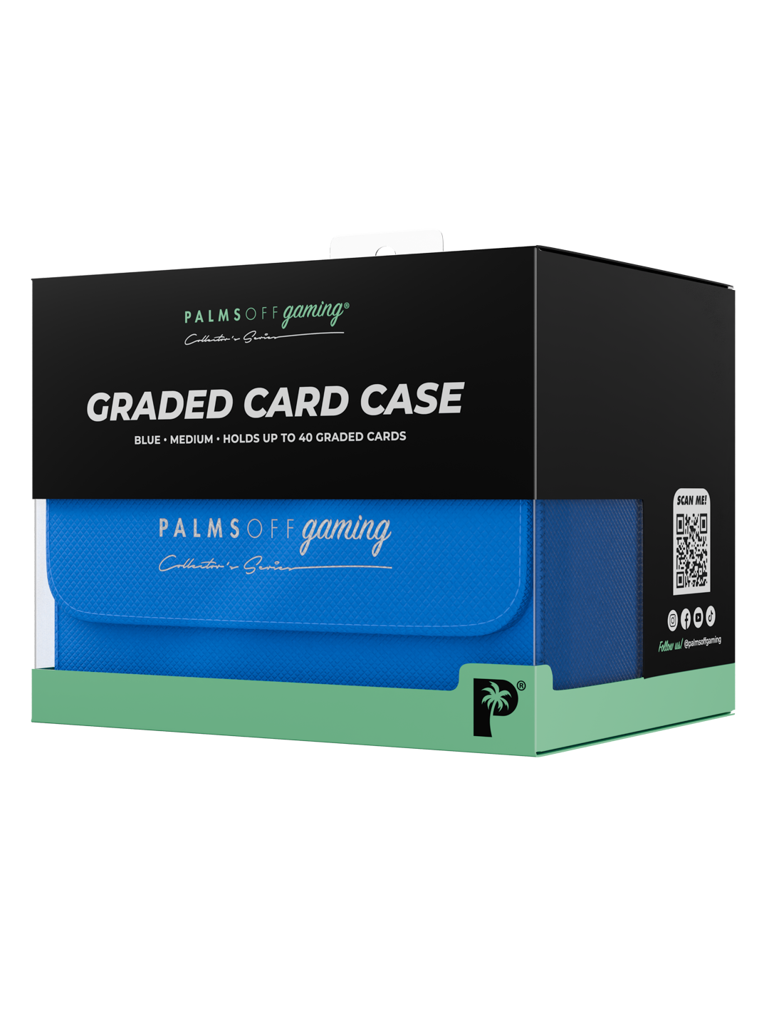 Collector's Series Graded Card Storage Case - Medium - Blue - Photo 5