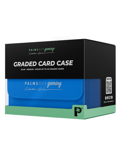 Collector's Series Graded Card Storage Case - Medium - Blue - Photo 5