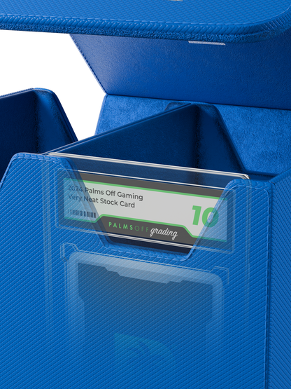 Collector's Series Graded Card Storage Case - Medium - Blue - Photo 2