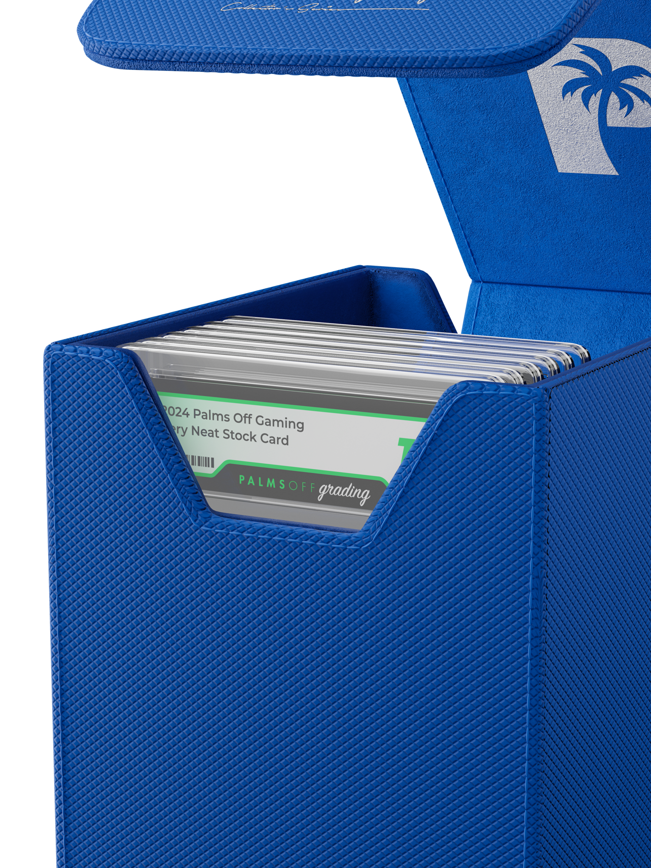 Collector's Series Graded Card Storage Case - Small - Blue