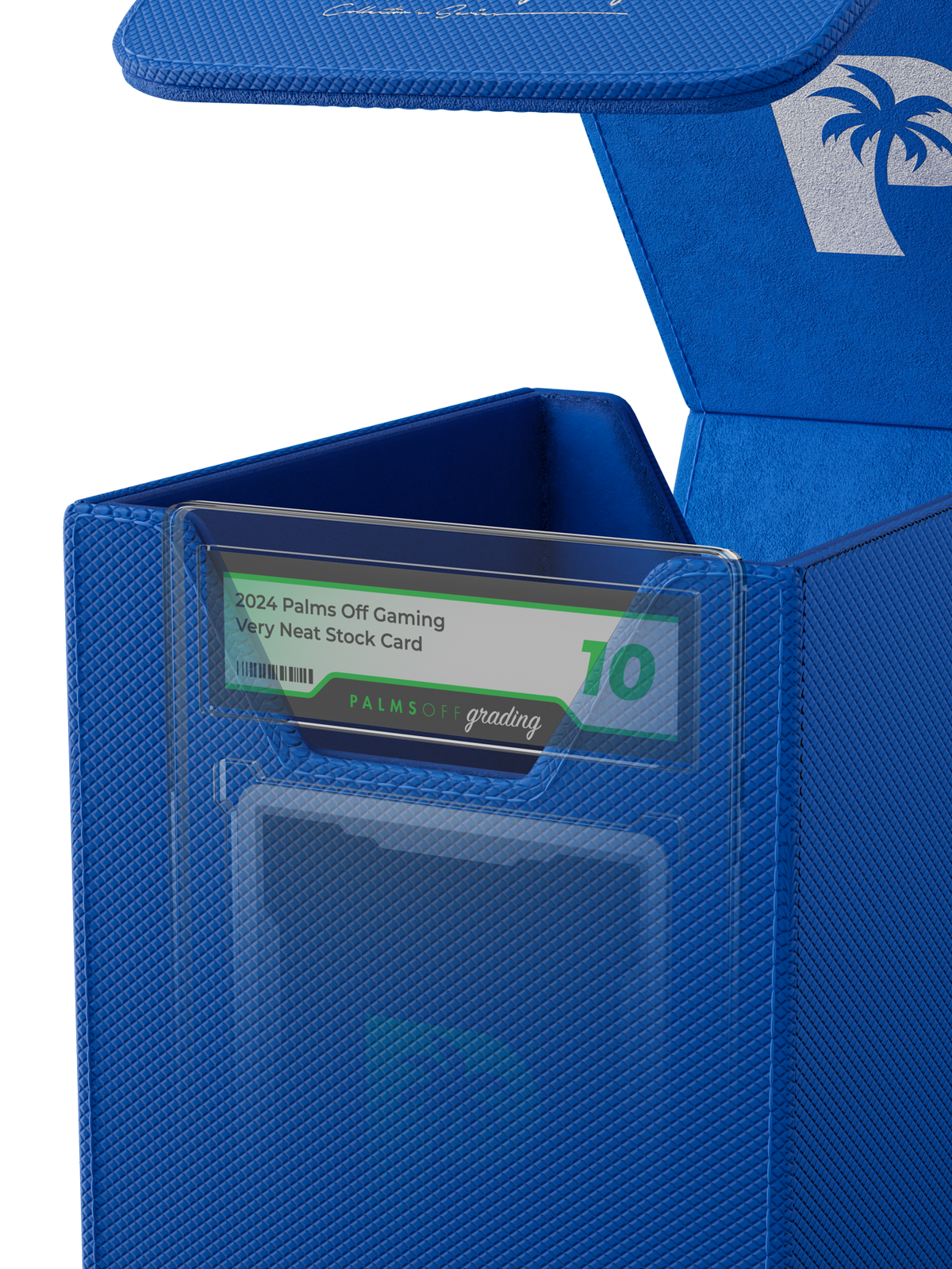 Collector's Series Graded Card Storage Case - Small - Blue - Photo 1