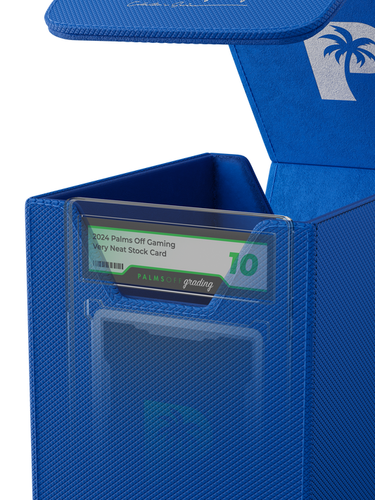 Collector's Series Graded Card Storage Case - Small - Blue