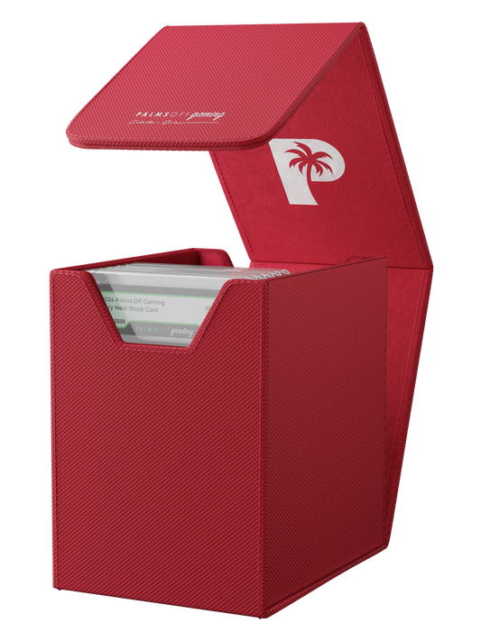 Collector's Series Graded Card Storage Case - Small - Red