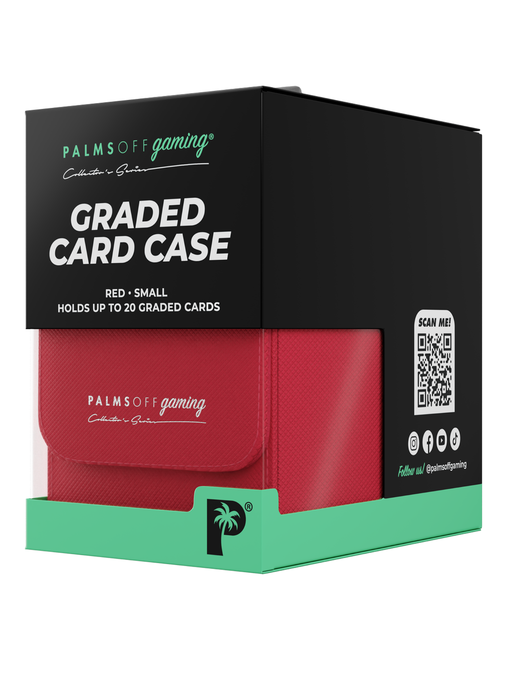 Collector's Series Graded Card Storage Case - Small - Red