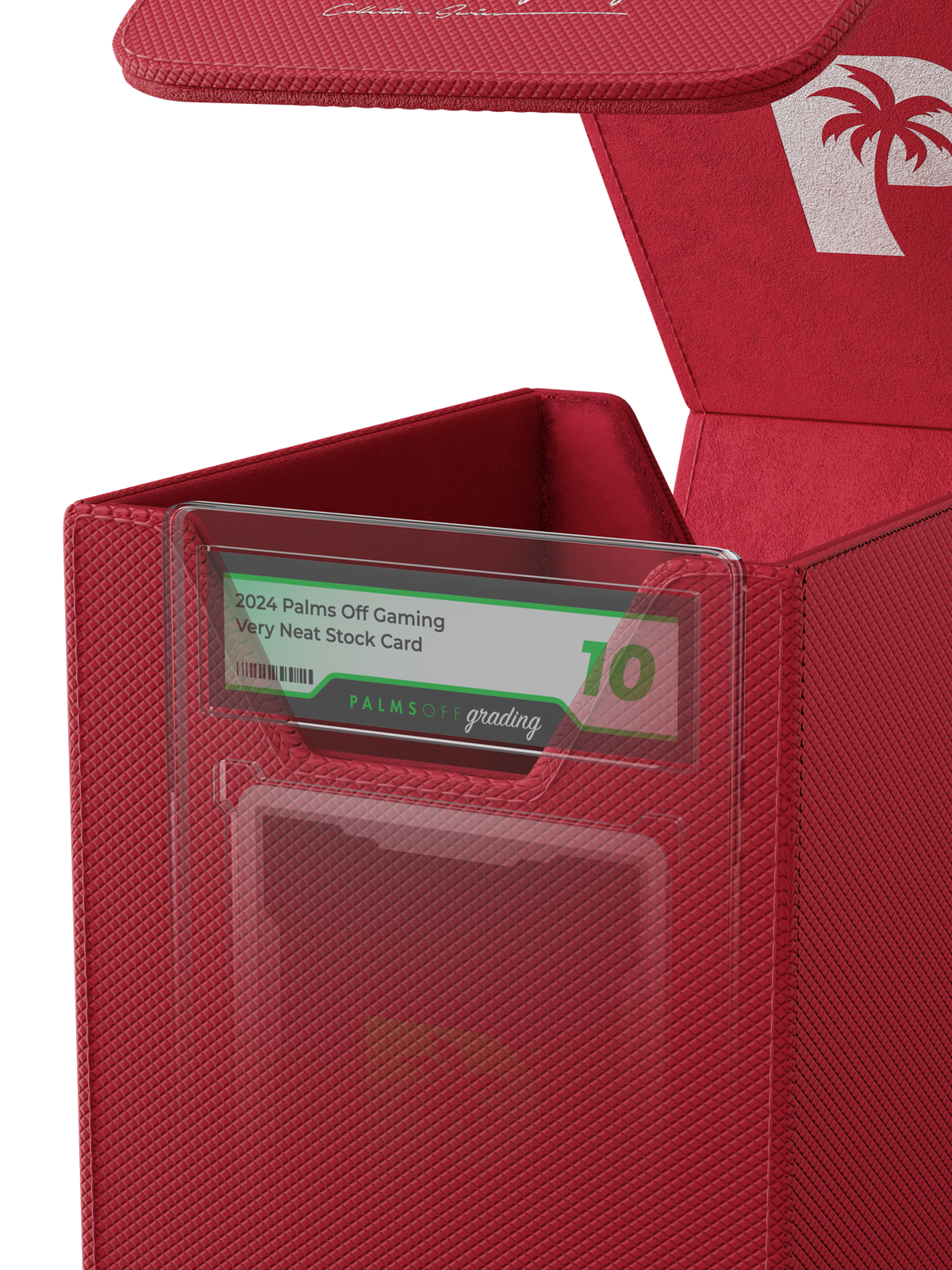 Collector's Series Graded Card Storage Case - Small - Red (Backorder) - Photo 2