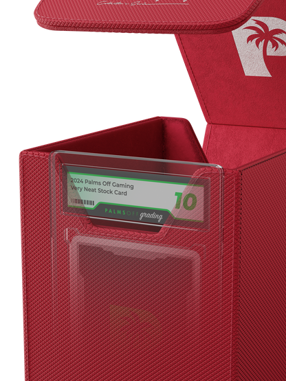 Collector's Series Graded Card Storage Case - Small - Red (Backorder) - Photo 2