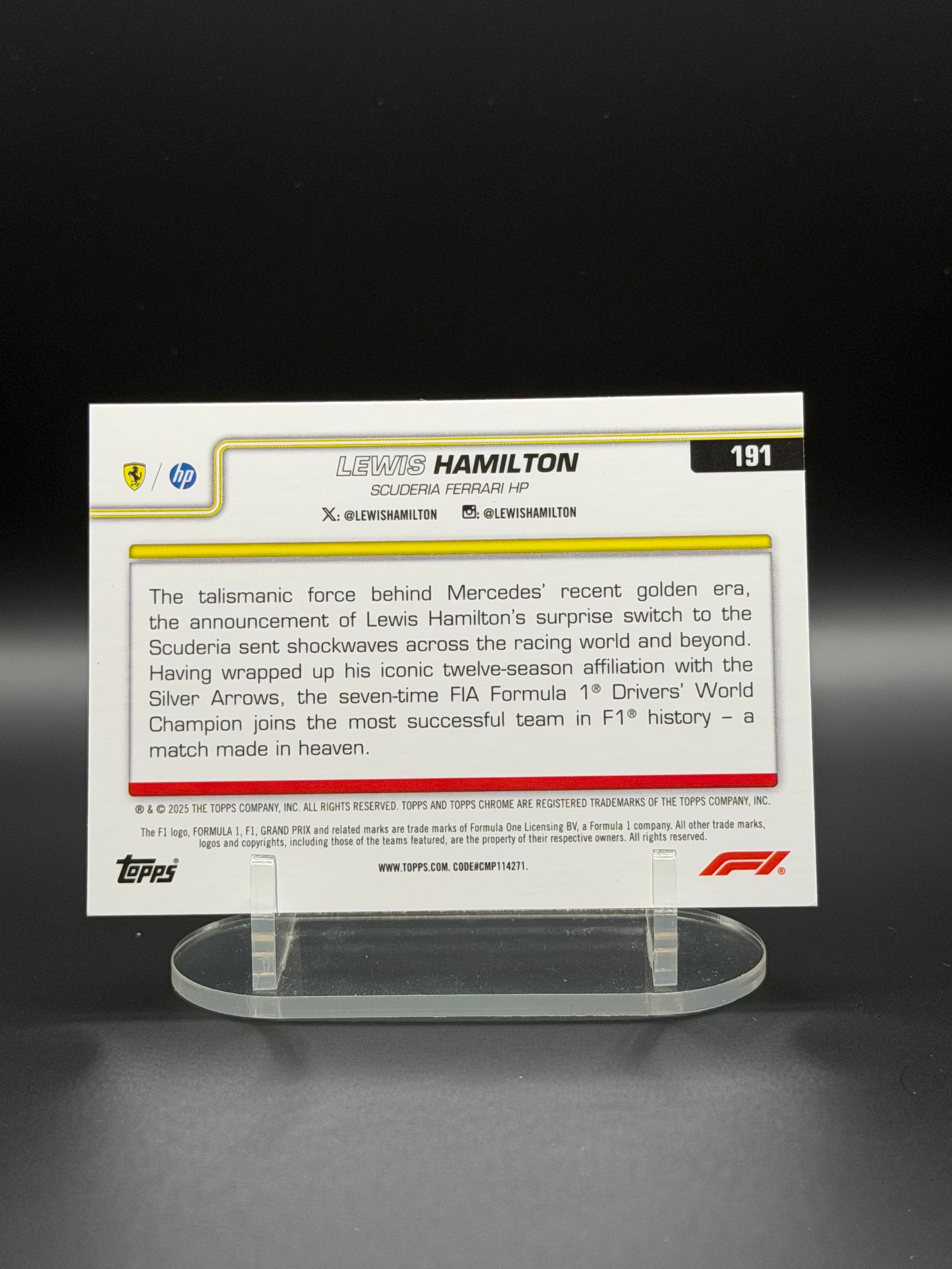 F1 - Lewis Hamilton /75 - 75th Sapphire