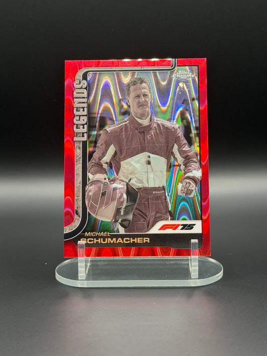 F1 - Michael Schumacher 4/5 - Red Raywave - 2025 Topps Chrome F1