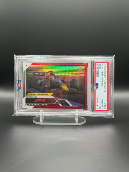 F1 - Max Verstappen 5/5- True Red - PSA 10 - Photo 1