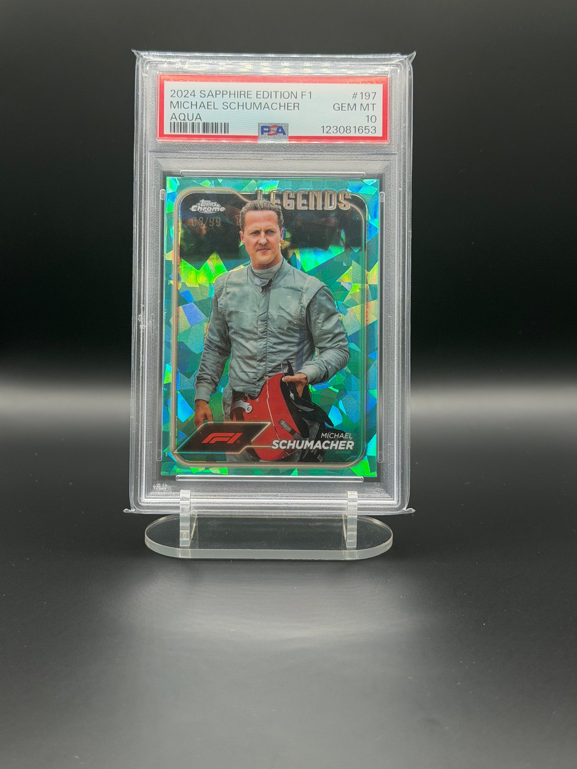 Michael Schumacher - PSA 10 - Topps Sapphire 2024 /99 - Photo 1