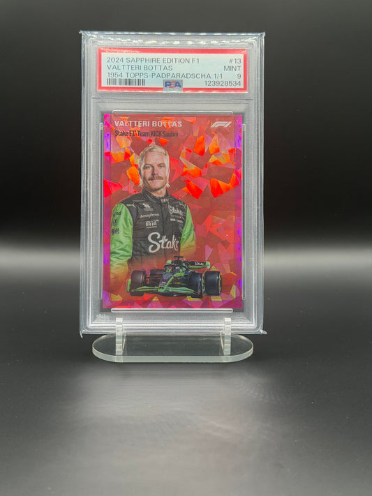 F1 - Valterri Bottas 1/1 - Padparadscha - PSA 9