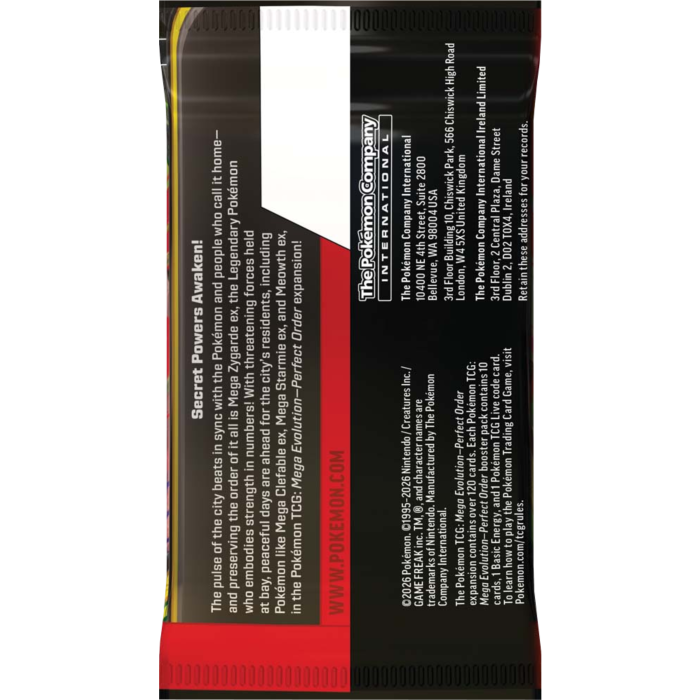 Pokemon - Perfect Order Booster Pack