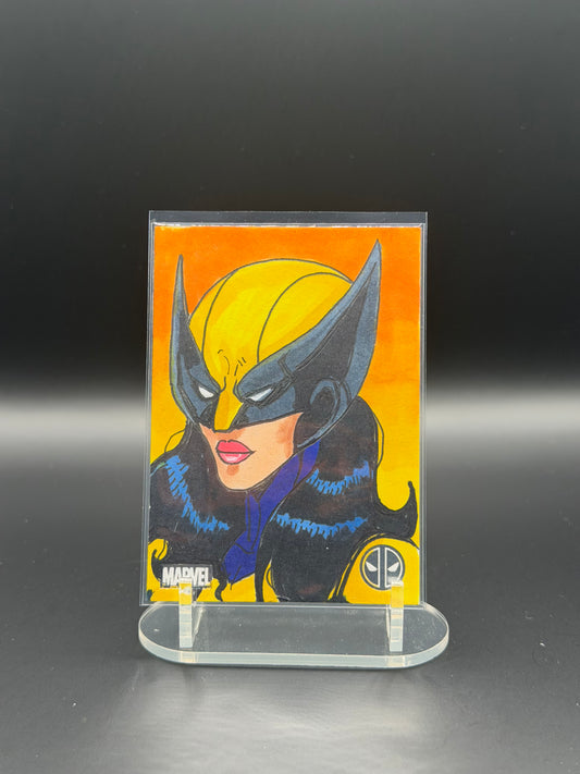 X-23 Sketch Card 1/1 Autograph - Deadpool Topps Chrome
