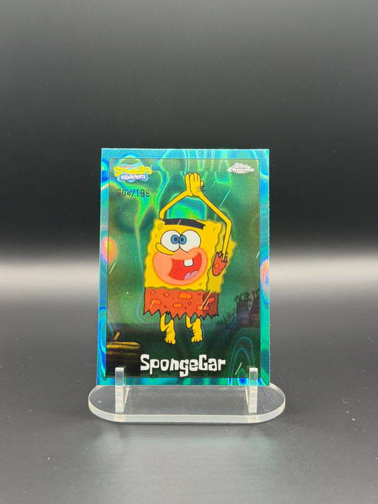 SpongeGar 004/199 - 2025 Topps Chrome Spongebob
